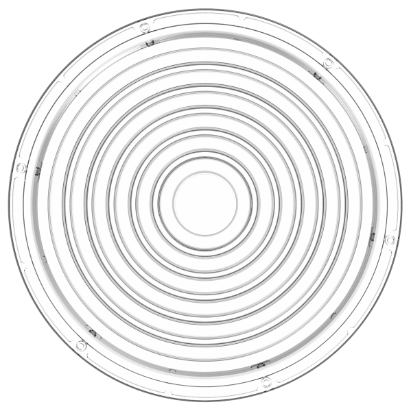 Linse für Hallentiefstrahler CIRCLE 4.0